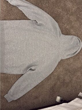 Men's Lightweight Hooded Sweatshirt - Light Gray